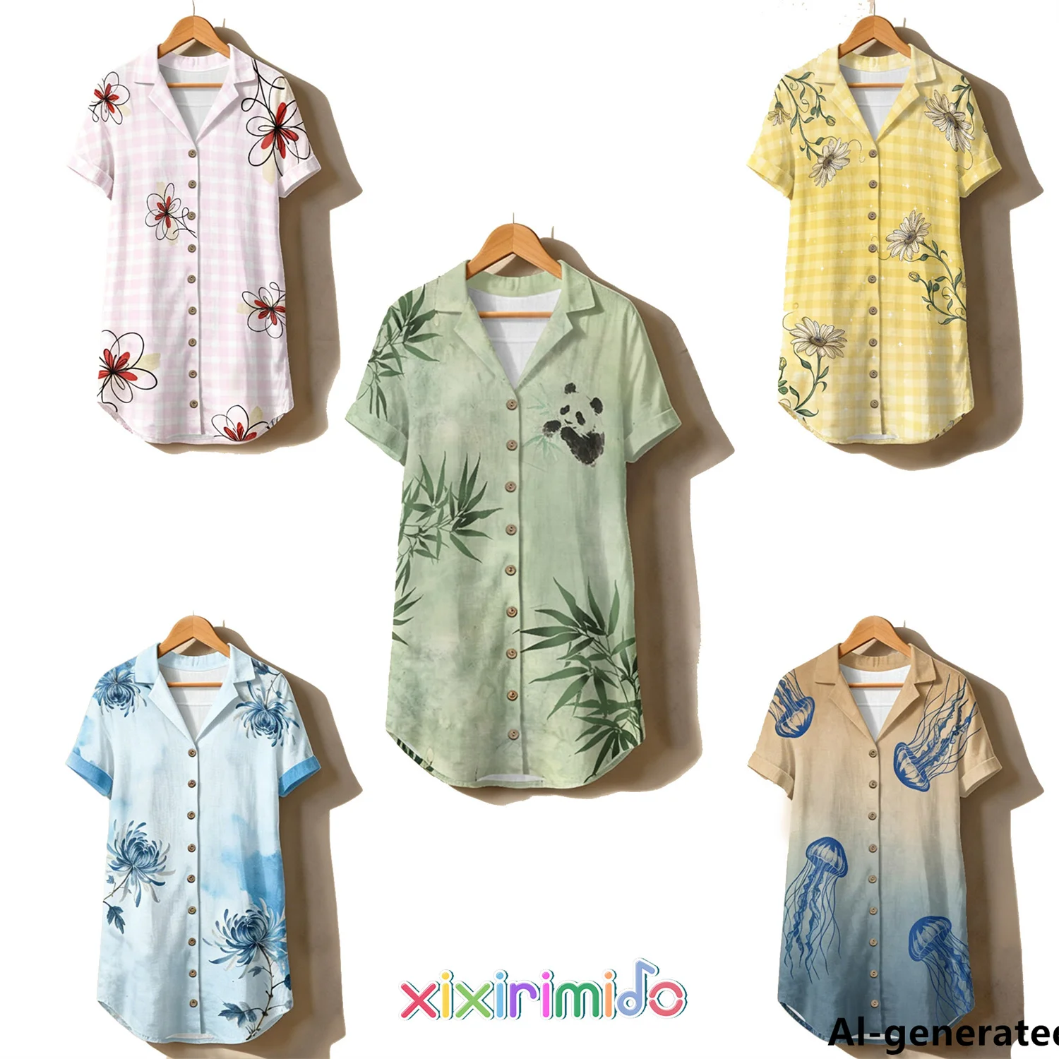 xixirimidoSummer linen Short Sleeve Dresses for Women 2026 V Neck Button Down Casual T-Shirt Dress Office Single Breasted Dress
xixirimidoSummer linen Short Sleeve Dresses for Women 2026 V Neck Button Down Casual T-Shirt Dress Office Single Breasted Dress