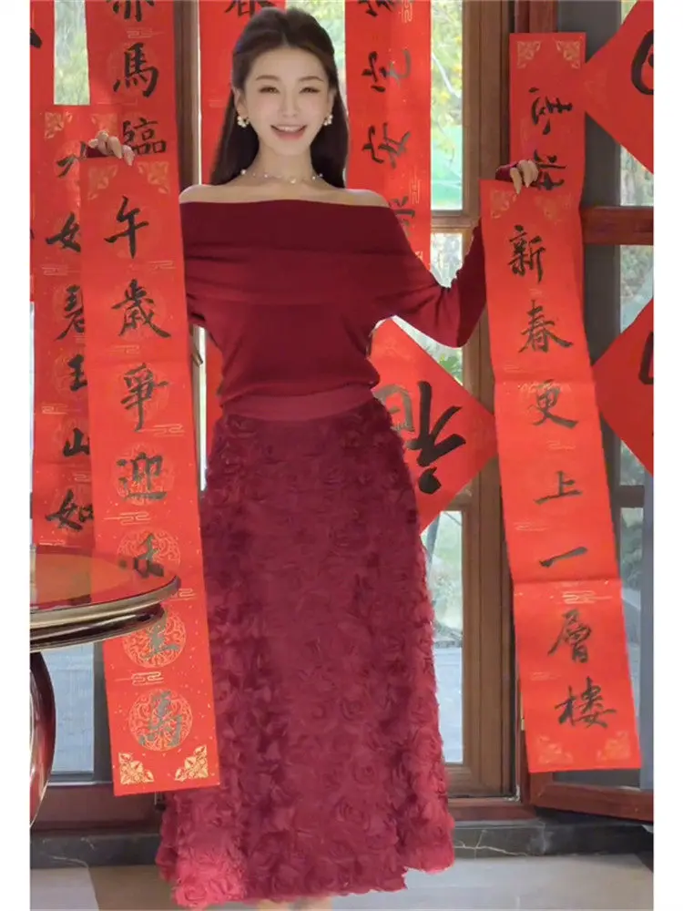 Women's One-Shoulder Long Sleeve Fashion Set High Waist Slim Fit Spring New Style Two-Piece Suit Elegant Skirt And Top Ensemble
Women's One-Shoulder Long Sleeve Fashion Set High Waist Slim Fit Spring New Style Two-Piece Suit Elegant Skirt And Top Ensemble