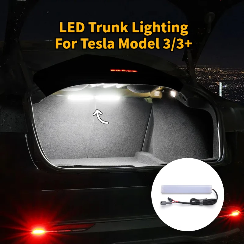 Для Tesla новая модель 3/3 + светодиодный лампы для багажника, задний свет, осветляющая атмосфера, светильник, модификация интерьера, аксессуары для освещения
Для Tesla новая модель 3/3 + светодиодный лампы для багажника, задний свет, осветляющая атмосфера, светильник, модификация интерьера, аксессуары для освещения