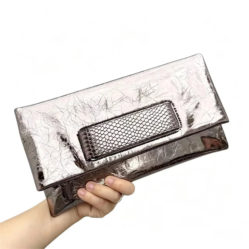 Women's Genuine Leather Clutch Bag Foldover Envelope Purse Luxury Evening Crossbody Handbag for Wedding Party Cocktail Dailyuse
Women's Genuine Leather Clutch Bag Foldover Envelope Purse Luxury Evening Crossbody Handbag for Wedding Party Cocktail Dailyuse