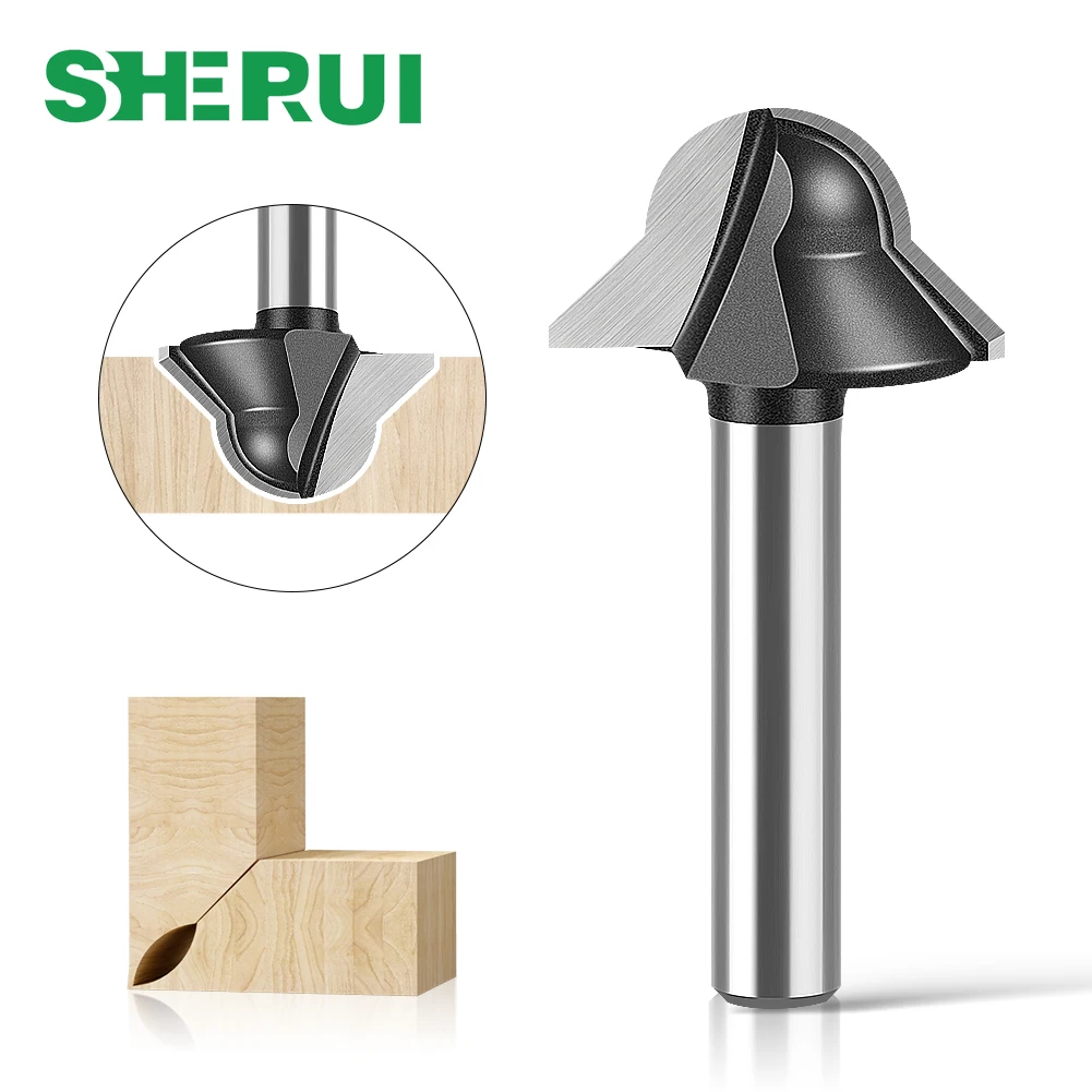 1/4" 6/8mm Shank Corner Cutting Cutter for Cabinets, 90-Degree Corner Milling Router Bit, Corner Cutting Tools
1/4" 6/8mm Shank Corner Cutting Cutter for Cabinets, 90-Degree Corner Milling Router Bit, Corner Cutting Tools