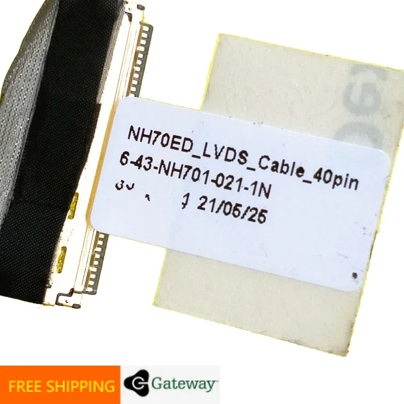 A+NEW ORIGINAL Laptop LCD LED Flex Cable for Clevo NH70 6-43-NH701-021-1N 40pin
A+NEW ORIGINAL Laptop LCD LED Flex Cable for Clevo NH70 6-43-NH701-021-1N 40pin