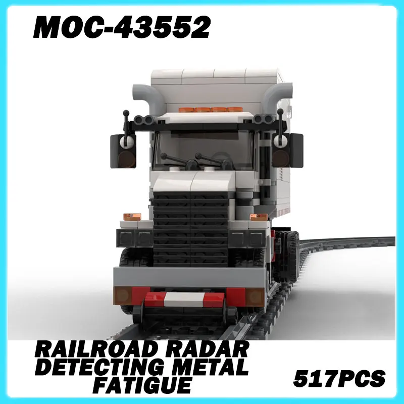 MOC-43552 Building Block Mini Train Series Railroad Radar Detecting Metal Fatigue DIY Model Toy Brick Boy Xmas Gift 517PCS
MOC-43552 Building Block Mini Train Series Railroad Radar Detecting Metal Fatigue DIY Model Toy Brick Boy Xmas Gift 517PCS