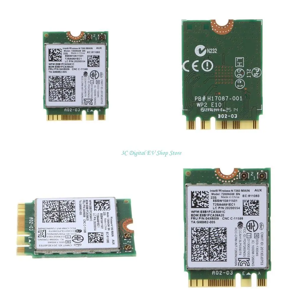 E74D 7260NGW PCI-E Wireless Wifi Card Module for IBM Lenove T440 W540
E74D 7260NGW PCI-E Wireless Wifi Card Module for IBM Lenove T440 W540