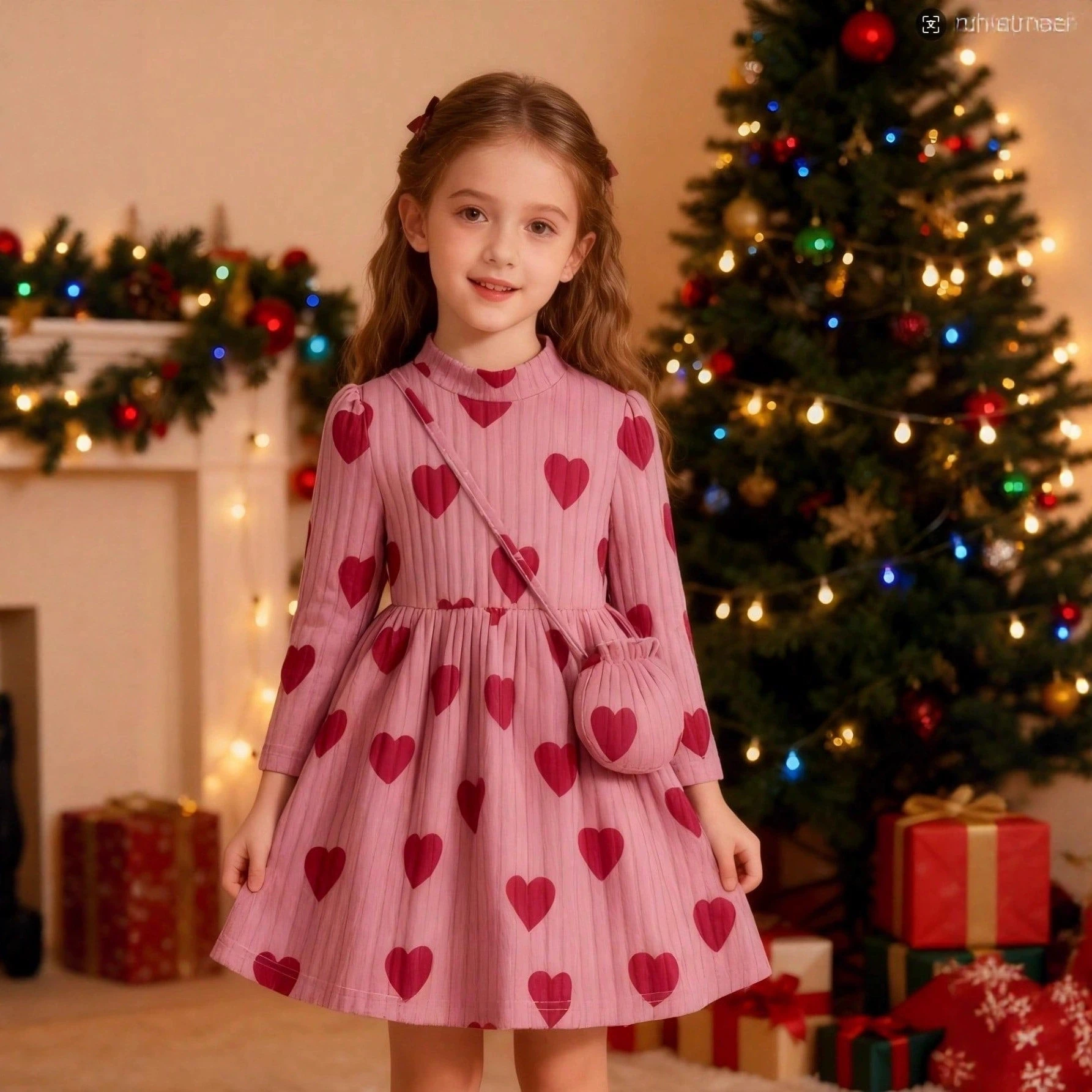 Kids Girls' Dress Knee-Length Long Sleeve Party Dresses for Autumn/Winter Holiday Gift for Kids Daily Wear Children Clothing
Kids Girls' Dress Knee-Length Long Sleeve Party Dresses for Autumn/Winter Holiday Gift for Kids Daily Wear Children Clothing