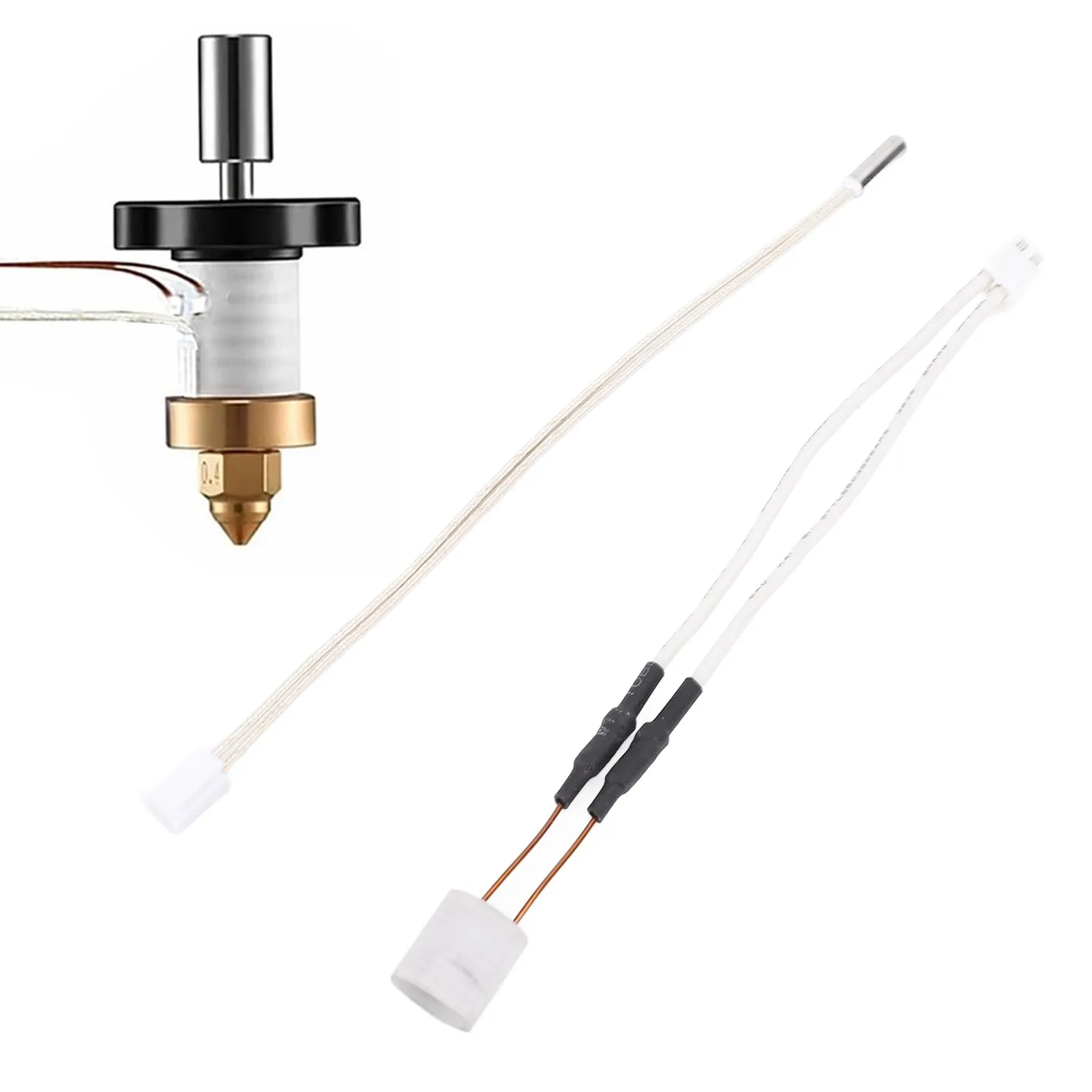 Ceramic Heating Block Thermistor Kit Fine Workmanship 24V 60W 3D Printer Thermistor Kit for Ender 3 V3 Plus for PETG TPU PP PC
Ceramic Heating Block Thermistor Kit Fine Workmanship 24V 60W 3D Printer Thermistor Kit for Ender 3 V3 Plus for PETG TPU PP PC