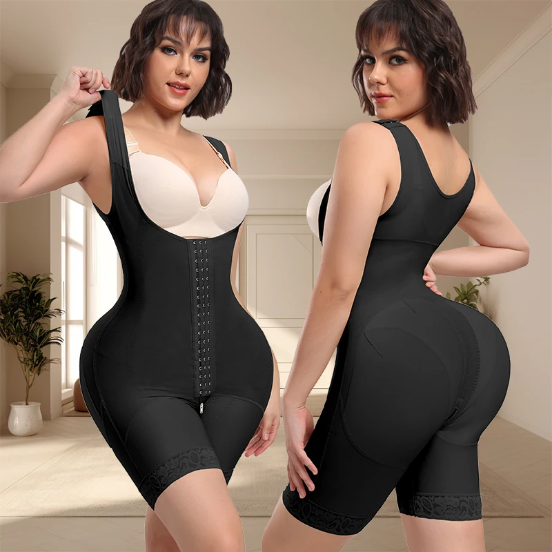 Post Op Surgery Shapewear Bodysuit Slimming Waist Liposuction Lipo Firm Tummy Control Body Shaper Fajas With Zipper Crotch
Post Op Surgery Shapewear Bodysuit Slimming Waist Liposuction Lipo Firm Tummy Control Body Shaper Fajas With Zipper Crotch