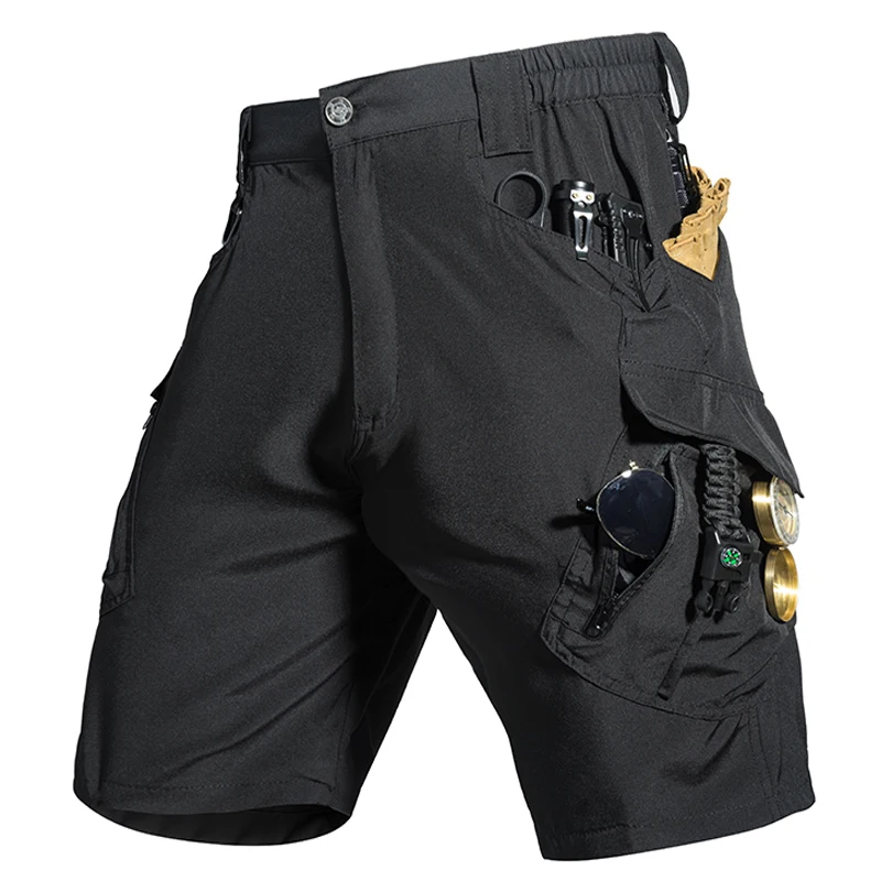 Men Summer Sportwear Softshell Elastic Short Pants Multi-Pockets Tactical Cargo Military Hiking Camping Climbing Casual Trousers
Men Summer Sportwear Softshell Elastic Short Pants Multi-Pockets Tactical Cargo Military Hiking Camping Climbing Casual Trousers