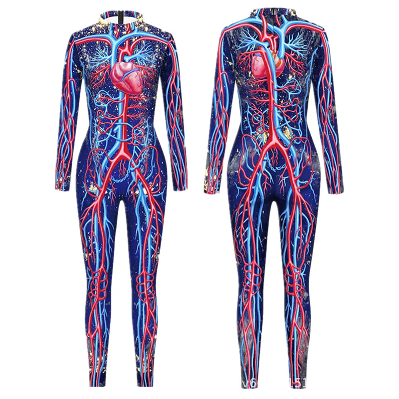 Halloween 3D Party Muscle Printed Jumpsuit Elastic Human Body Bodysuit Cosplay Costume Catsuit Steampunk Outfit 2026
Halloween 3D Party Muscle Printed Jumpsuit Elastic Human Body Bodysuit Cosplay Costume Catsuit Steampunk Outfit 2026