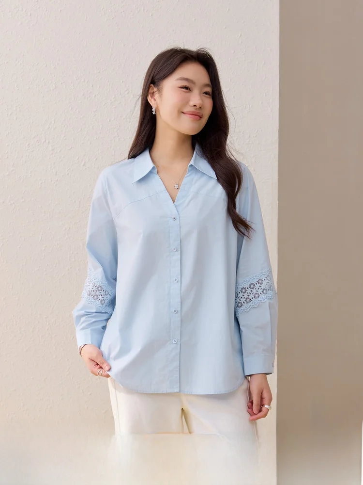 Lace Floral Language 00% Cotton Lightweight Breathable Design irt Slim Fit Large Size Women's Summer Faion Korean Sle
Lace Floral Language 00% Cotton Lightweight Breathable Design irt Slim Fit Large Size Women's Summer Faion Korean Sle