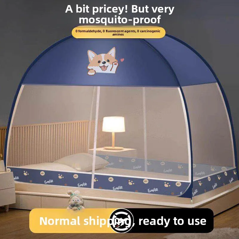 Mosquito Net Full Cover No Installation Anti-Fall Children's Bed Tent Glass Fiber Frame Universal Mongolian Tent Style
Mosquito Net Full Cover No Installation Anti-Fall Children's Bed Tent Glass Fiber Frame Universal Mongolian Tent Style