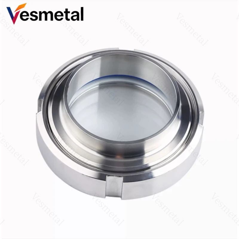 SS304 Stainless Sanitary Circular Sight Glass Diopter 25/38/51/63/76/102mm for Food Beverage Pharmacy Homebrew Pipeline Viewing
SS304 Stainless Sanitary Circular Sight Glass Diopter 25/38/51/63/76/102mm for Food Beverage Pharmacy Homebrew Pipeline Viewing