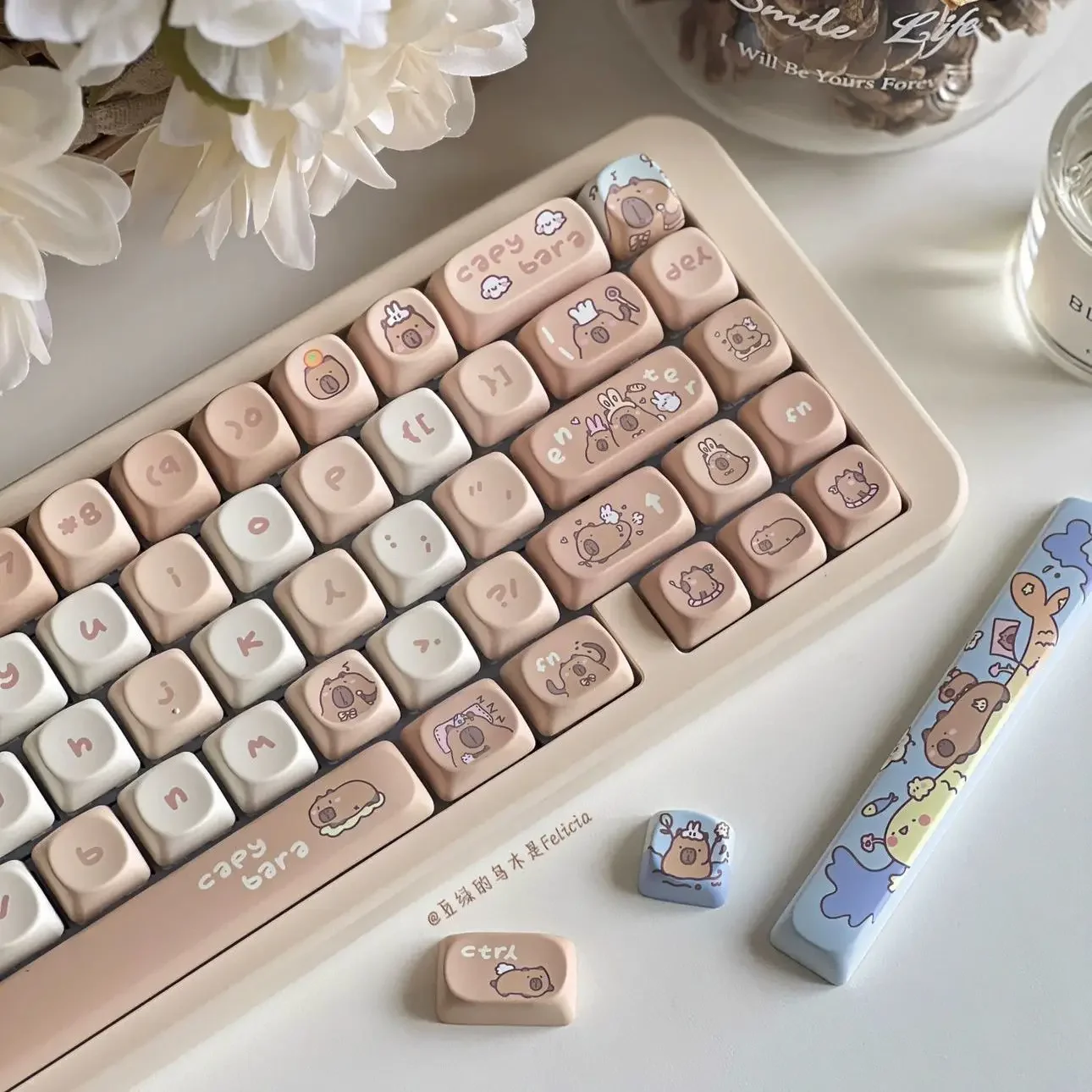 Capybara Keycaps 140 Keys SOA KeyCap Square Dye Sublimation For MX Alice Swith Mechanical Keyboard Key Cap Keyboards Accessories
Capybara Keycaps 140 Keys SOA KeyCap Square Dye Sublimation For MX Alice Swith Mechanical Keyboard Key Cap Keyboards Accessories