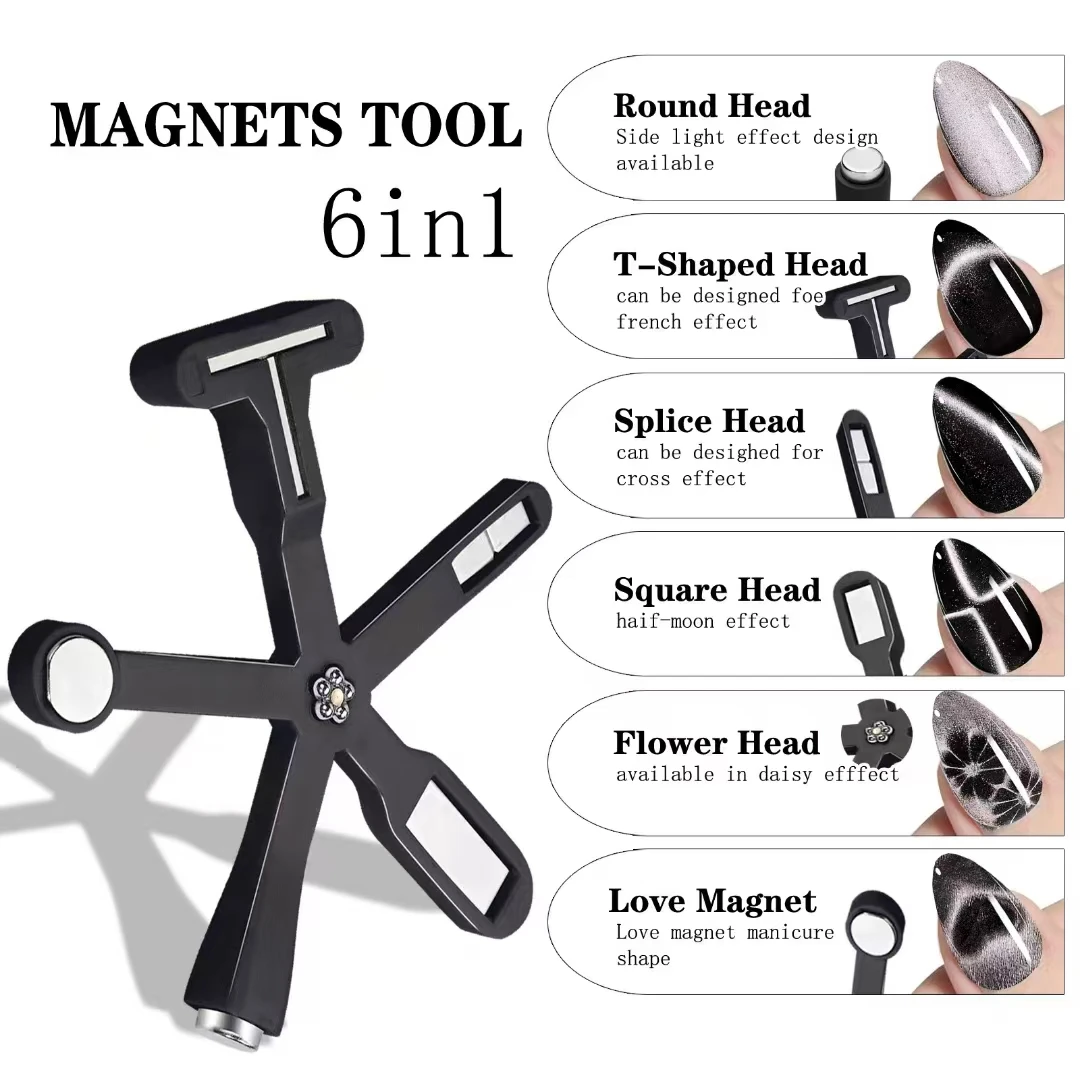 Cross-border multi-function magnetic cross-shaped strong cat's eye nail polish adhesive magnet nail tool
Cross-border multi-function magnetic cross-shaped strong cat's eye nail polish adhesive magnet nail tool
