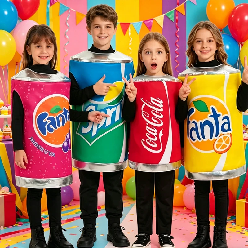 Unisex Grape Fruit Juice Cosplay Junge Orange Can Fancy Dress Up Mädchen Soft Soda Drinks Party Stage Performance Costume
Unisex Grape Fruit Juice Cosplay Junge Orange Can Fancy Dress Up Mädchen Soft Soda Drinks Party Stage Performance Costume