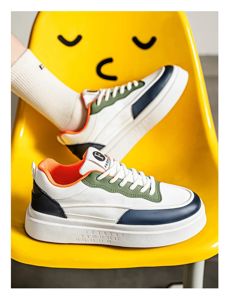 Korean Style Men's Canvas Skate Shoes 2026 Spring Breathable Thick Sole Casual Daily Streetwear Ins Popular Footwear
Korean Style Men's Canvas Skate Shoes 2026 Spring Breathable Thick Sole Casual Daily Streetwear Ins Popular Footwear