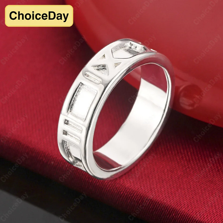 ChoiceDay 925 Sterling Silver 7-10 Exquisite Letter Pattern Ring Women's Accessories Gift Wedding Jewelry Party
ChoiceDay 925 Sterling Silver 7-10 Exquisite Letter Pattern Ring Women's Accessories Gift Wedding Jewelry Party