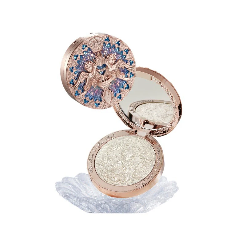 Flower Knows Little Angel Collection Embossed Highlighter Set Shimmery Metallic Finish Highlight Bling Long Lasting Face Powder
Flower Knows Little Angel Collection Embossed Highlighter Set Shimmery Metallic Finish Highlight Bling Long Lasting Face Powder