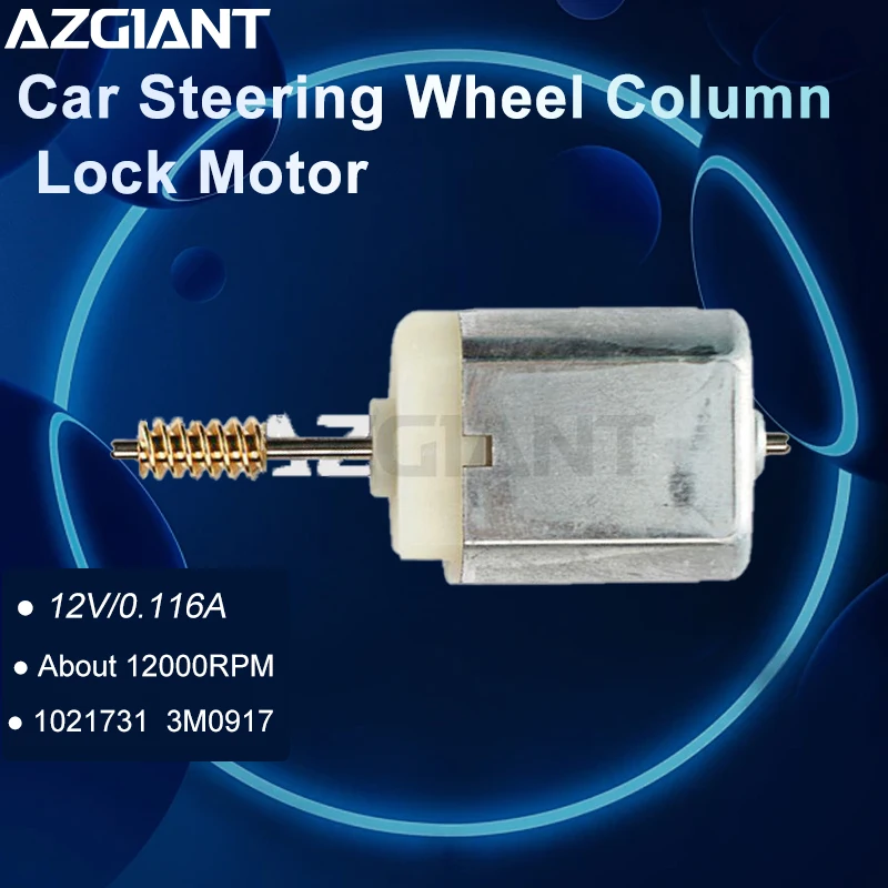 AZGIANT for 2008-2012 Audi S5/2012-2018 Audi S6 C7 Car Steering Lock Actuator motor 12V 12510 RPM auto repair part 1021731
AZGIANT for 2008-2012 Audi S5/2012-2018 Audi S6 C7 Car Steering Lock Actuator motor 12V 12510 RPM auto repair part 1021731