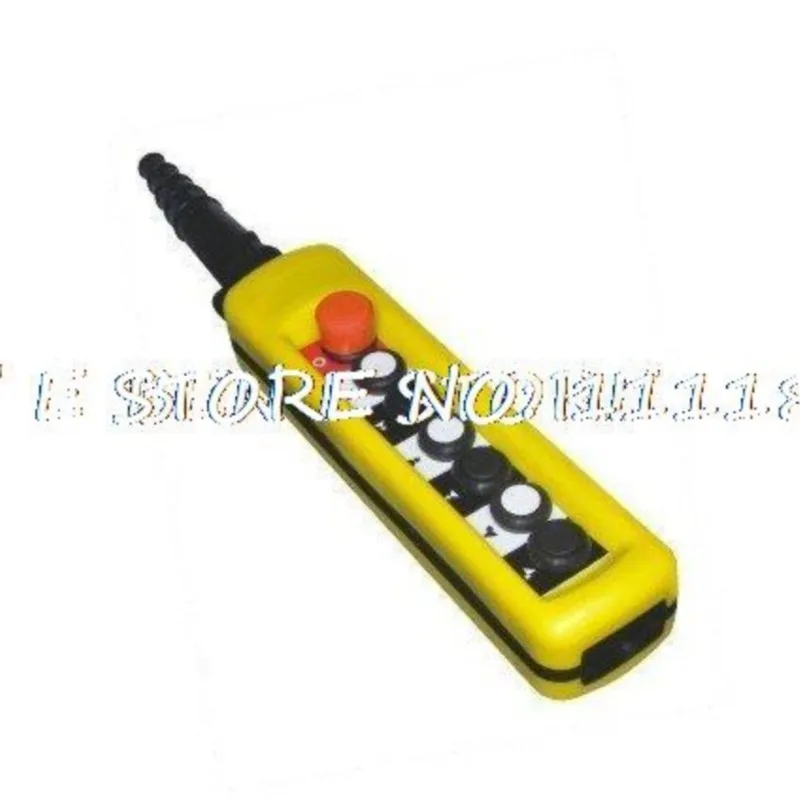 2 Speed Control Hoist Crane 6 Pushbuttons Pendant Control Station With Emergency Stop
2 Speed Control Hoist Crane 6 Pushbuttons Pendant Control Station With Emergency Stop
