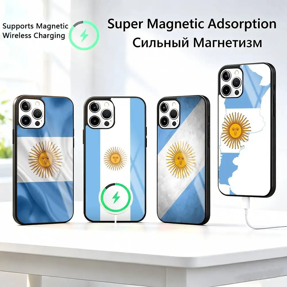Argentina Football Support Flag-g Phone Case For iPhone17,16,15,14,13,12,11 Plus,Pro Compatible with magnetic wireless charging
Argentina Football Support Flag-g Phone Case For iPhone17,16,15,14,13,12,11 Plus,Pro Compatible with magnetic wireless charging