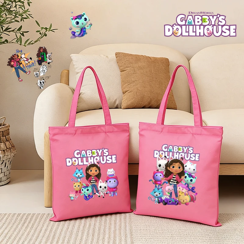 Gabbys Dollhous Girl Canvas Handbag Anime Cartoon Kid Reusable Folded Large Capacity Shopping Pocket Cute Shoulder Tote Bag Case
Gabbys Dollhous Girl Canvas Handbag Anime Cartoon Kid Reusable Folded Large Capacity Shopping Pocket Cute Shoulder Tote Bag Case
