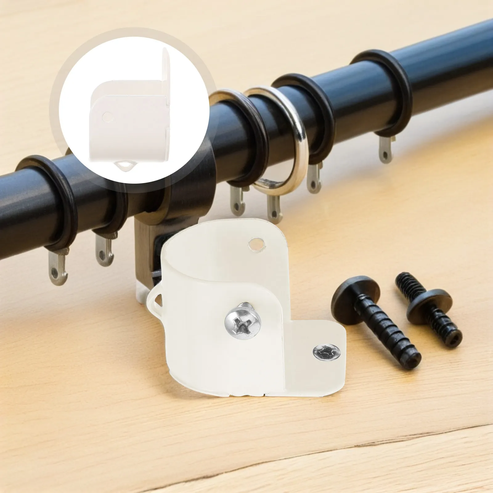 10Pcs Curtain Rod Flange Socket Iron Brackets Secure Mounting Solution for Closet Wardrobe Drapery Rod Supports Metal Mounting
10Pcs Curtain Rod Flange Socket Iron Brackets Secure Mounting Solution for Closet Wardrobe Drapery Rod Supports Metal Mounting