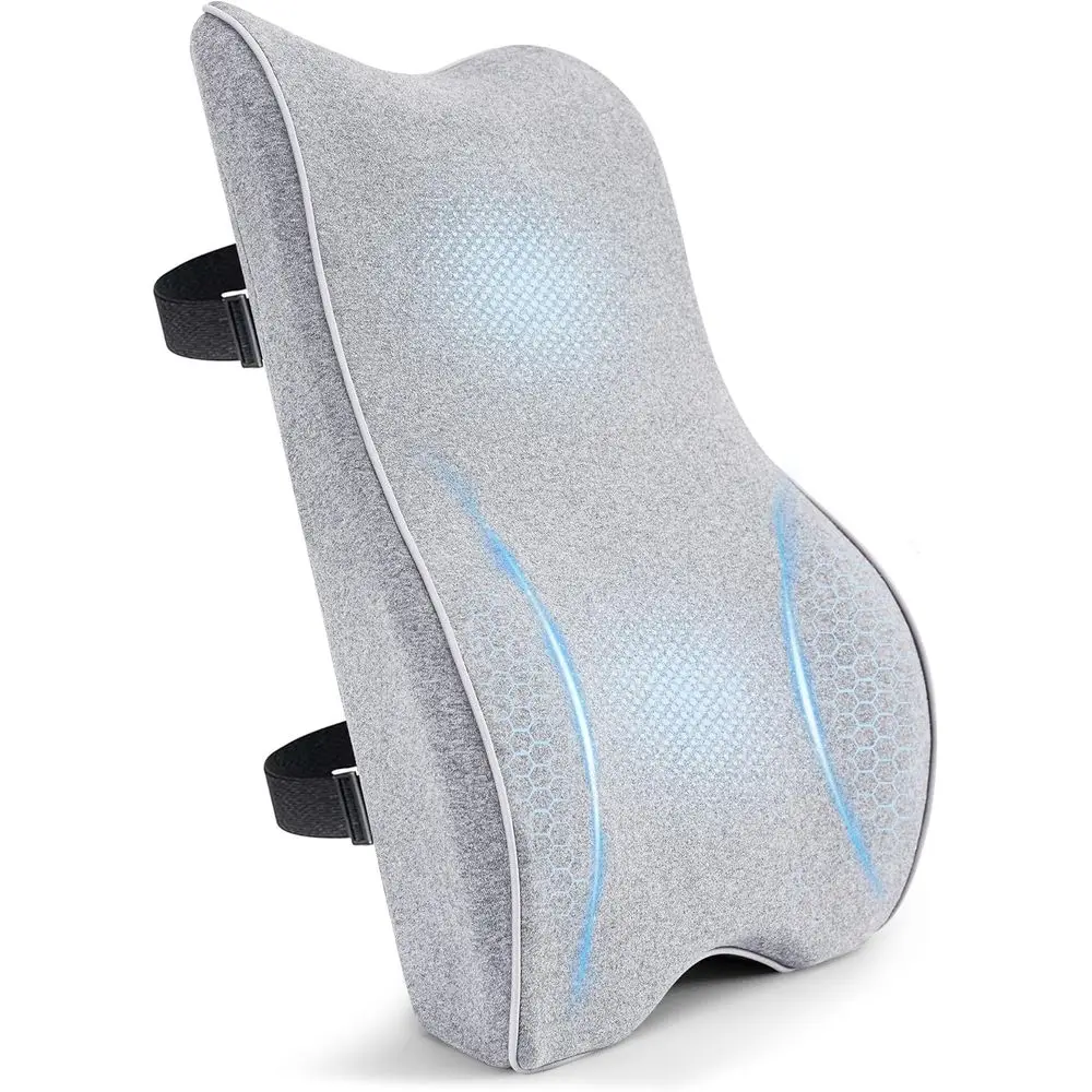 Memory Foam Gaming Chair Cushion with Lumbar Support and Washable Cover - Light Grey
Memory Foam Gaming Chair Cushion with Lumbar Support and Washable Cover - Light Grey