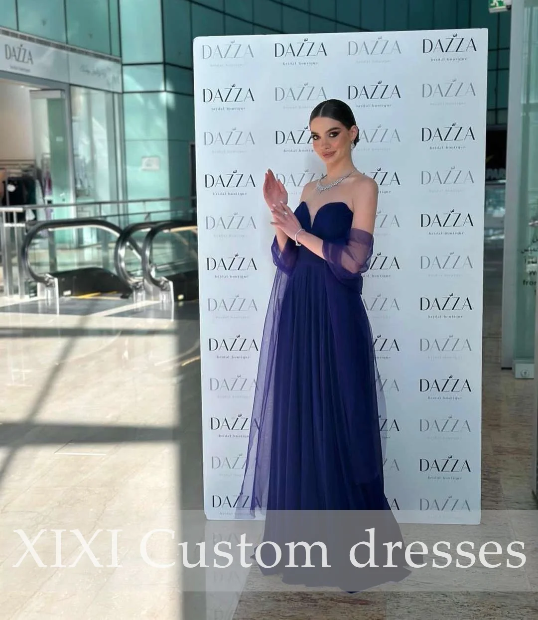 XIXI فساتين سهرة Wedding Party Dress A-Line Sweetheart Evening Dress- Floor-Length Tulle Zipper Up Sleeveless Formal Occasion
XIXI فساتين سهرة Wedding Party Dress A-Line Sweetheart Evening Dress- Floor-Length Tulle Zipper Up Sleeveless Formal Occasion