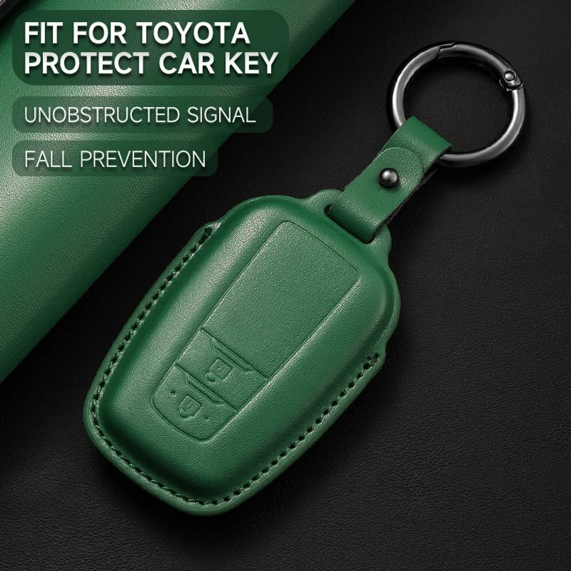 Leather Car Key Cover Case Protection Shell Keychain For Toyota Prius Camry Corolla CHR C-HR RAV4 Land Cruiser Prado
Leather Car Key Cover Case Protection Shell Keychain For Toyota Prius Camry Corolla CHR C-HR RAV4 Land Cruiser Prado