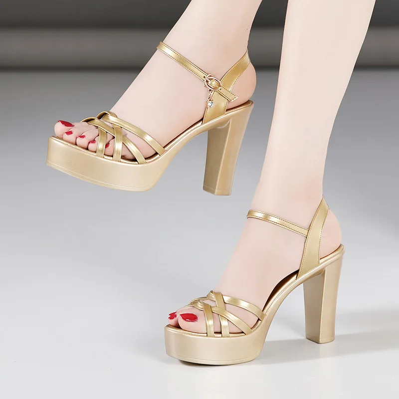 2025 Summer NewThick Heel Platform Sandals Women's Wedding Shoes Elegant Leather 10CM High Heel Sandals Women's Office Sandals
2025 Summer NewThick Heel Platform Sandals Women's Wedding Shoes Elegant Leather 10CM High Heel Sandals Women's Office Sandals