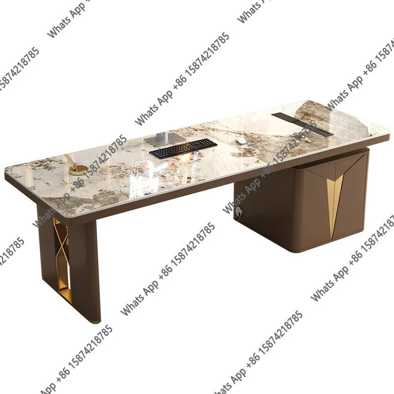 Rt New Light Luxury Rock Slab Desk Home Study Writing Table High-end Office Desk Designer Model
Rt New Light Luxury Rock Slab Desk Home Study Writing Table High-end Office Desk Designer Model