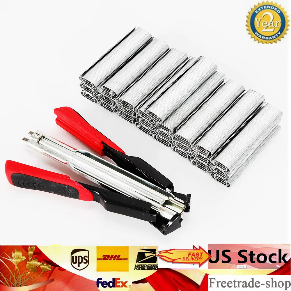 Spring-Loaded C-Type Ring Pliers with 2500 Clips - Wire Fastening Made Easy
Spring-Loaded C-Type Ring Pliers with 2500 Clips - Wire Fastening Made Easy