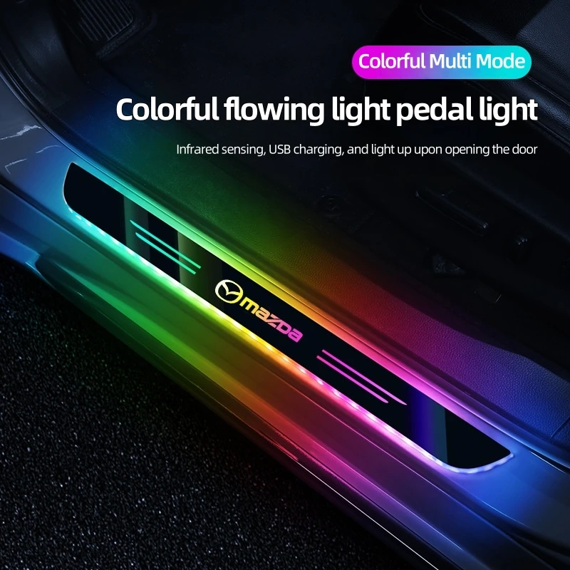 For Mazda 2 3 6 Skyactiv CX-5 CX-30 CX-7 CX-9 BL BM MX-5 Car Wireless LED Welcome Pedal Threshold Light passage Atmosphere lamp
For Mazda 2 3 6 Skyactiv CX-5 CX-30 CX-7 CX-9 BL BM MX-5 Car Wireless LED Welcome Pedal Threshold Light passage Atmosphere lamp