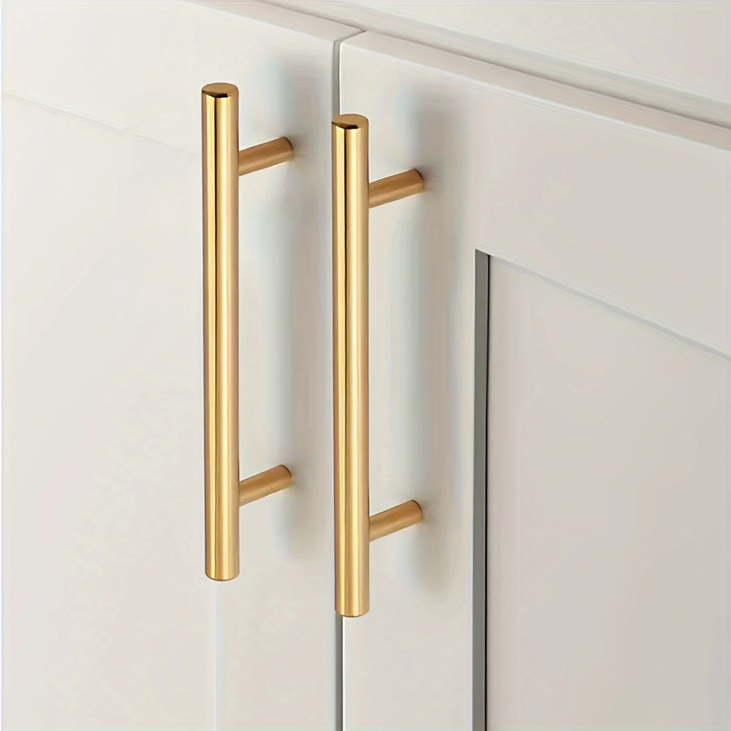 12pcs Brushed Electroplated Golden Knobs Handles For Cabinet, Stainless Steel Kitchen Drawers Handles, Equipped With Screws
12pcs Brushed Electroplated Golden Knobs Handles For Cabinet, Stainless Steel Kitchen Drawers Handles, Equipped With Screws