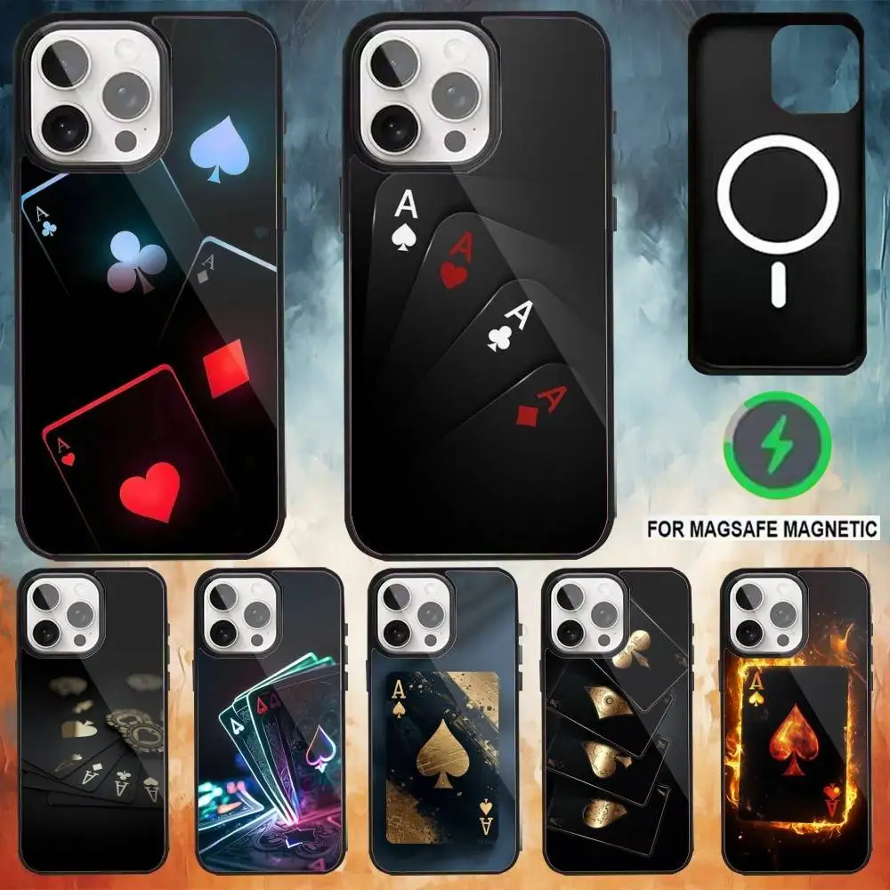 Spades Poker Play Cards Ace Phone Case For iPhone17,16,15,14,13,12,11 Plus,Pro Max Magnetic For Magsafe Wireless Charging
Spades Poker Play Cards Ace Phone Case For iPhone17,16,15,14,13,12,11 Plus,Pro Max Magnetic For Magsafe Wireless Charging