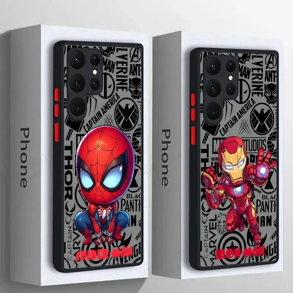 Groot Ironman Avengers S25Ultra Case For Samsung Galaxy S25 S24 S23 S21 S20 FE Funda Note 10 Plus 20 S22 Ultra Matte Phone Cover
Groot Ironman Avengers S25Ultra Case For Samsung Galaxy S25 S24 S23 S21 S20 FE Funda Note 10 Plus 20 S22 Ultra Matte Phone Cover