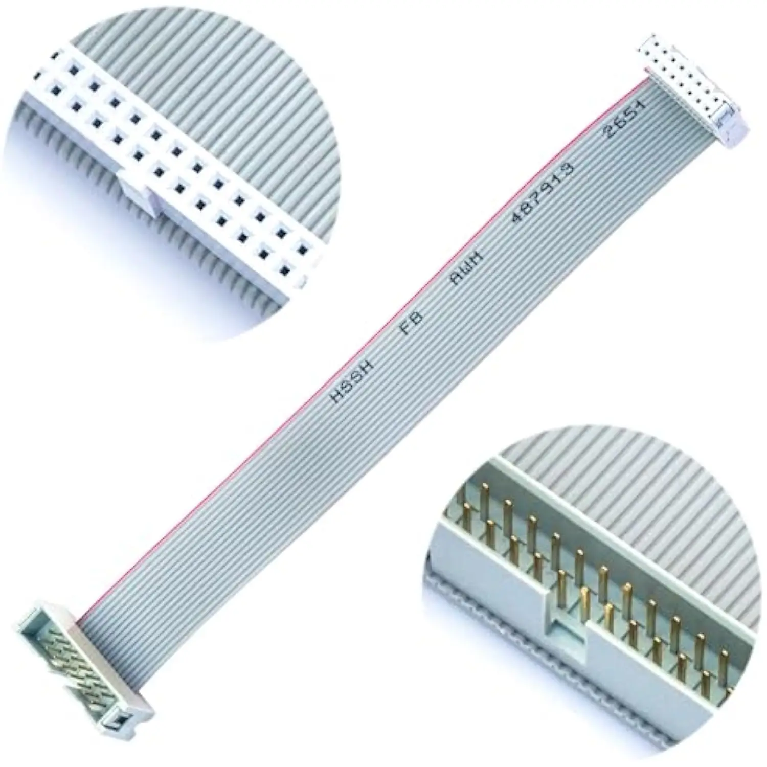 2.54mm IDC Flat Ribbon Cable with FC 16-Pin Male to Female IDE Extension Cable 30cm 2PCS (FM16-30cm-2Pcs)
2.54mm IDC Flat Ribbon Cable with FC 16-Pin Male to Female IDE Extension Cable 30cm 2PCS (FM16-30cm-2Pcs)
