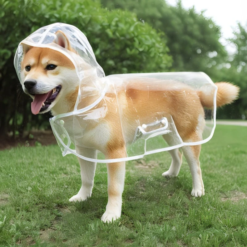Dog Raincoat Poncho with Belly Coverage, Waterproof Dog Jacket with Hood for Small Dogs, Adjustable Reflective Pet Raincoat
Dog Raincoat Poncho with Belly Coverage, Waterproof Dog Jacket with Hood for Small Dogs, Adjustable Reflective Pet Raincoat