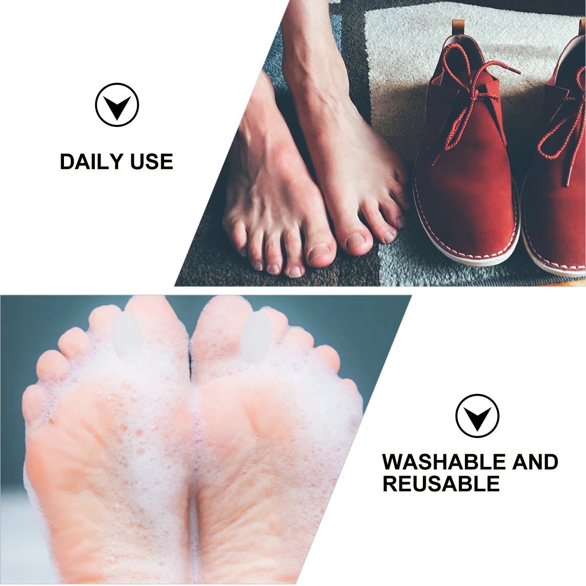 5pcs Feet Care Tool Corrective Pads Bunion Relief Toe Separators Foot Corrector Hallux Valgus Corrector Toe Straightener
5pcs Feet Care Tool Corrective Pads Bunion Relief Toe Separators Foot Corrector Hallux Valgus Corrector Toe Straightener