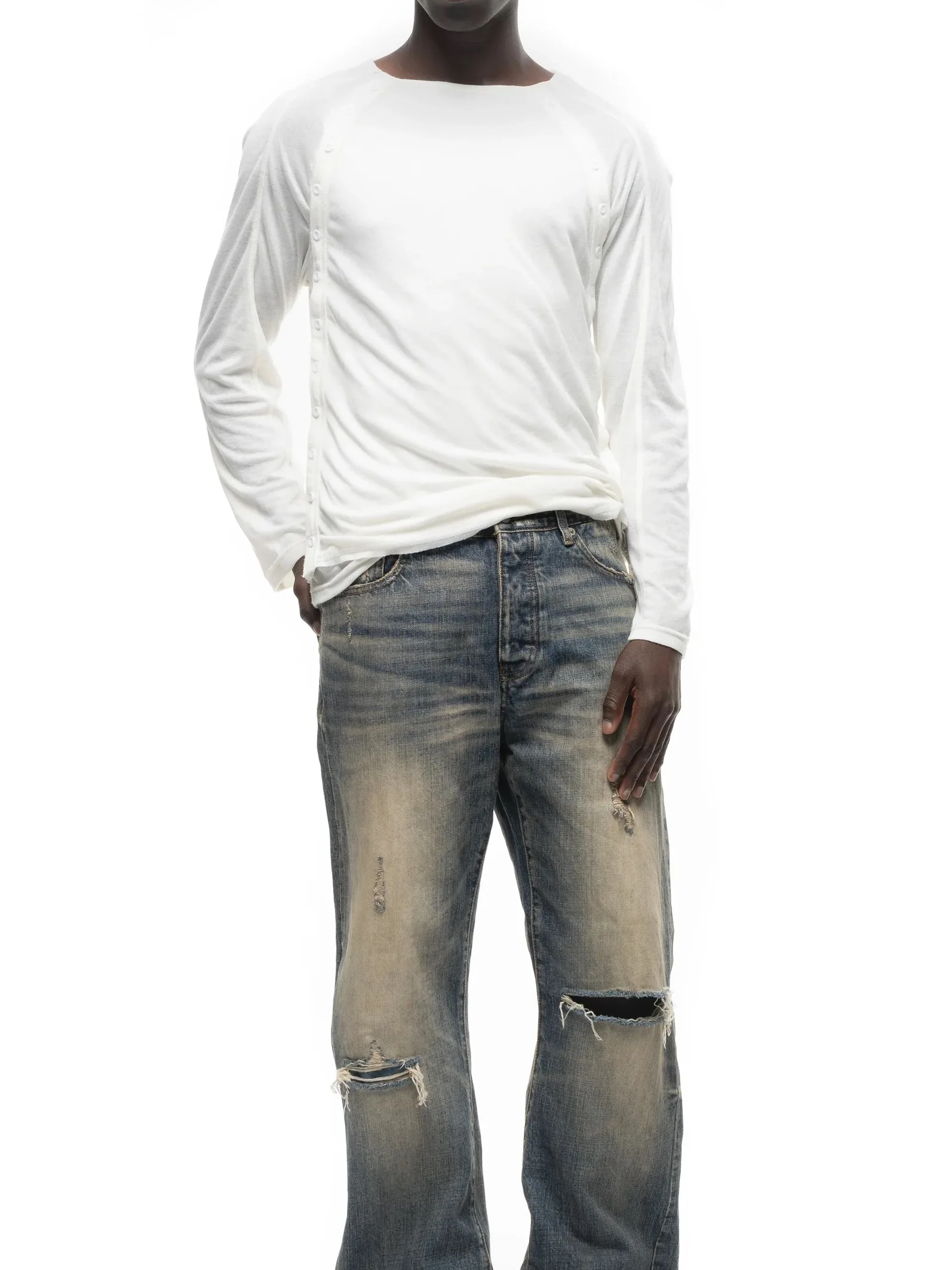 Retro Waed Heavy Embroidery Straight Leg Men's Jeans Tear Hole No Faith Studios Japanese Sle Distred Denim Pants
Retro Waed Heavy Embroidery Straight Leg Men's Jeans Tear Hole No Faith Studios Japanese Sle Distred Denim Pants