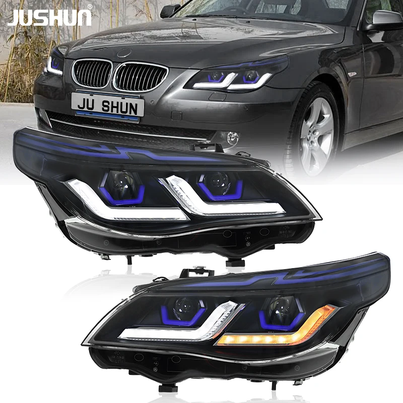 BR JUSHUN New for E60 5 Series 5er 2003-2010 Headlight Waterproof LED with Streamer Turn Signal for 530i M5
BR JUSHUN New for E60 5 Series 5er 2003-2010 Headlight Waterproof LED with Streamer Turn Signal for 530i M5