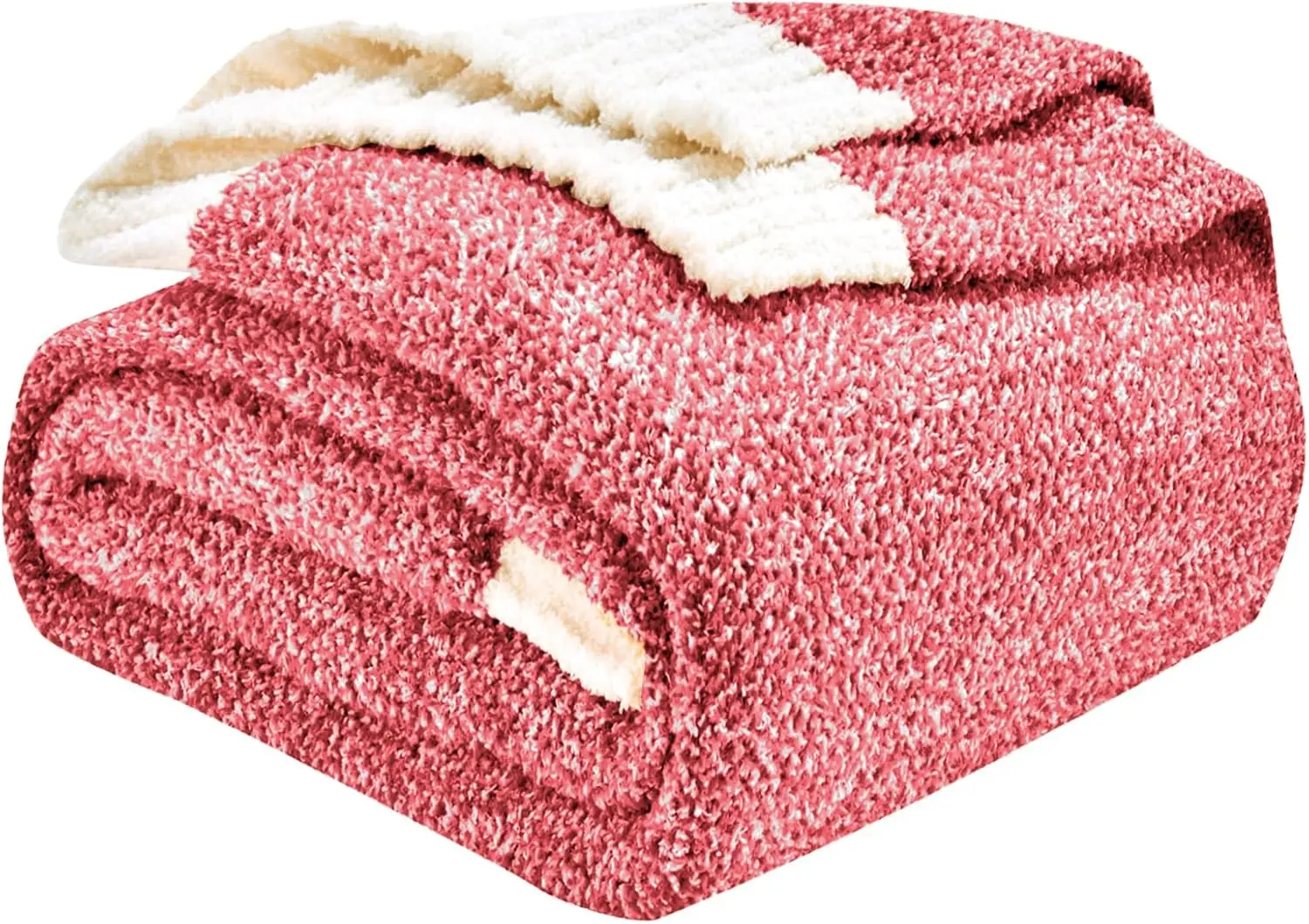 Super Soft Microfiber Reversible Knitted Blankets, Christmas red and White Melange Throw Blanket for Couch Bed Sofa, 60" x 80"
Super Soft Microfiber Reversible Knitted Blankets, Christmas red and White Melange Throw Blanket for Couch Bed Sofa, 60" x 80"