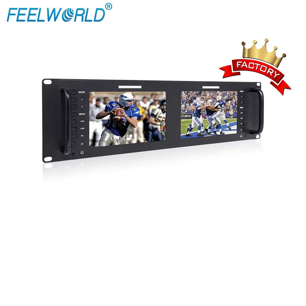 FEELWORLD 7" IPS 1280x800 3RU broadcasting equipment with 3G-SDI HDMI input and output
FEELWORLD 7" IPS 1280x800 3RU broadcasting equipment with 3G-SDI HDMI input and output