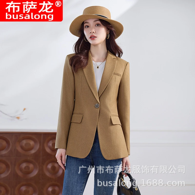 2026New style business blazer for women, long-sleeved professional suit, formal women's jacket, workwear wholesale
2026New style business blazer for women, long-sleeved professional suit, formal women's jacket, workwear wholesale