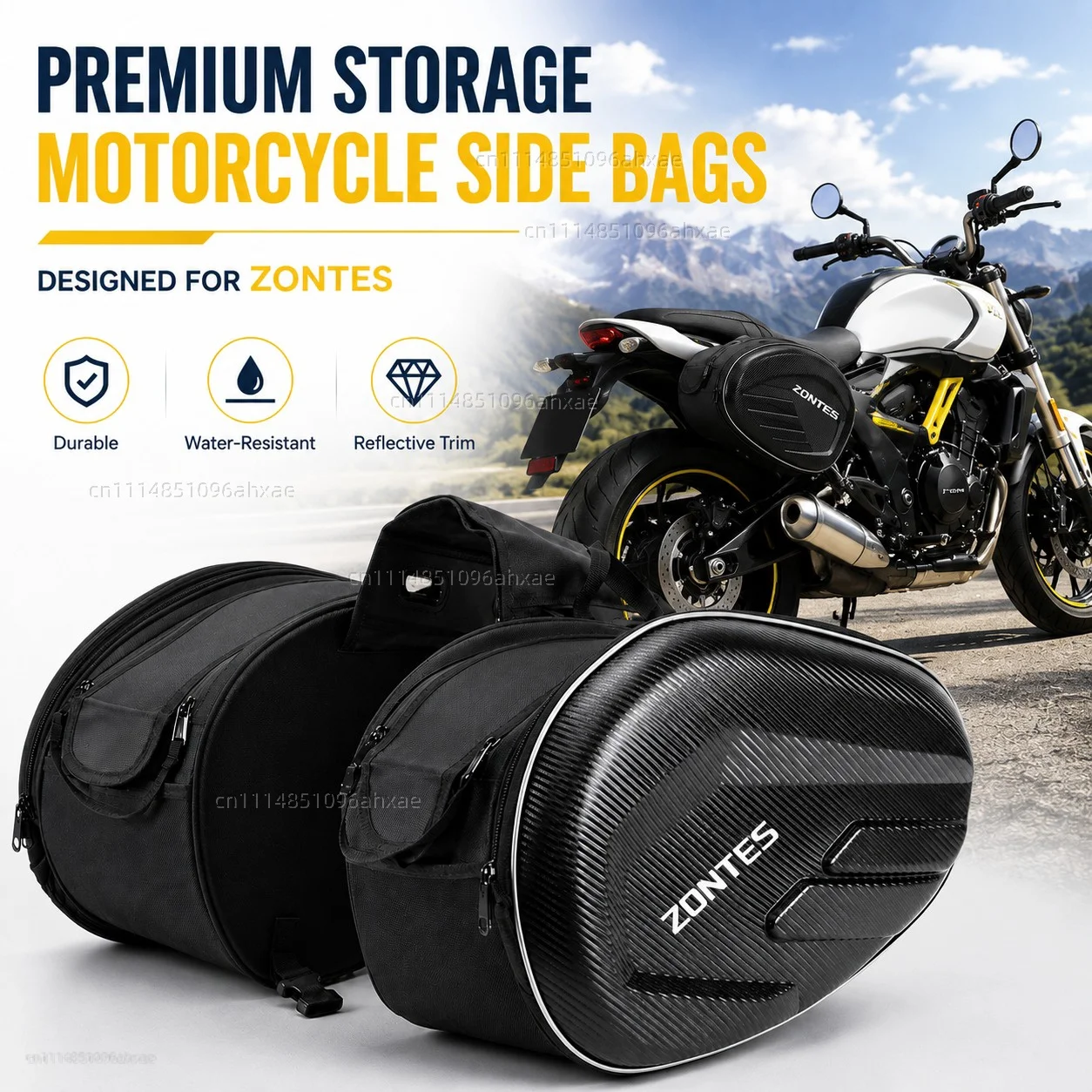 For Zontes G1 125 ZT125 G1 ZT125U ZT 125 U ZT 310X ZT310R 2PCS Motorcycle Pannier Bags Luggage Saddle Bags Side Storage Fork
For Zontes G1 125 ZT125 G1 ZT125U ZT 125 U ZT 310X ZT310R 2PCS Motorcycle Pannier Bags Luggage Saddle Bags Side Storage Fork
