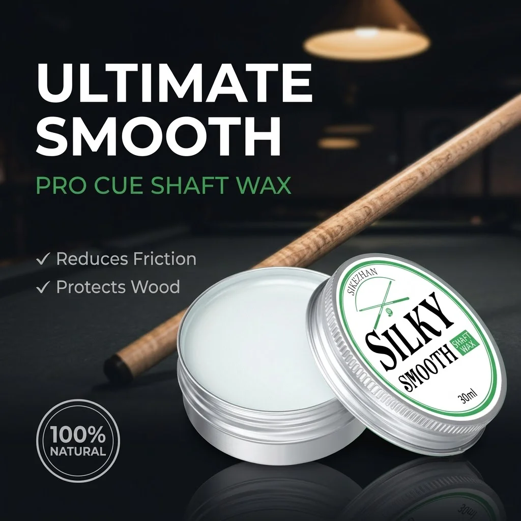 Premium Billiard Cue Wax 30ml Silky Smooth Shaft Polish Wood Conditioner for Snooker Pool Stick Anti-Cracking Maintenance Liquid
Premium Billiard Cue Wax 30ml Silky Smooth Shaft Polish Wood Conditioner for Snooker Pool Stick Anti-Cracking Maintenance Liquid