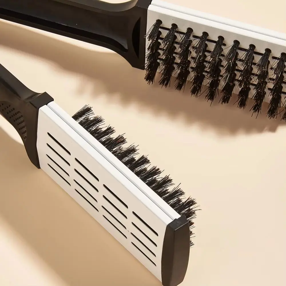 Bristle Hairdressing Straightener Dual Purpose Anti-static Straight Hair Comb Dual-purpose Double Sided Hairdressing Clamp Comb
Bristle Hairdressing Straightener Dual Purpose Anti-static Straight Hair Comb Dual-purpose Double Sided Hairdressing Clamp Comb