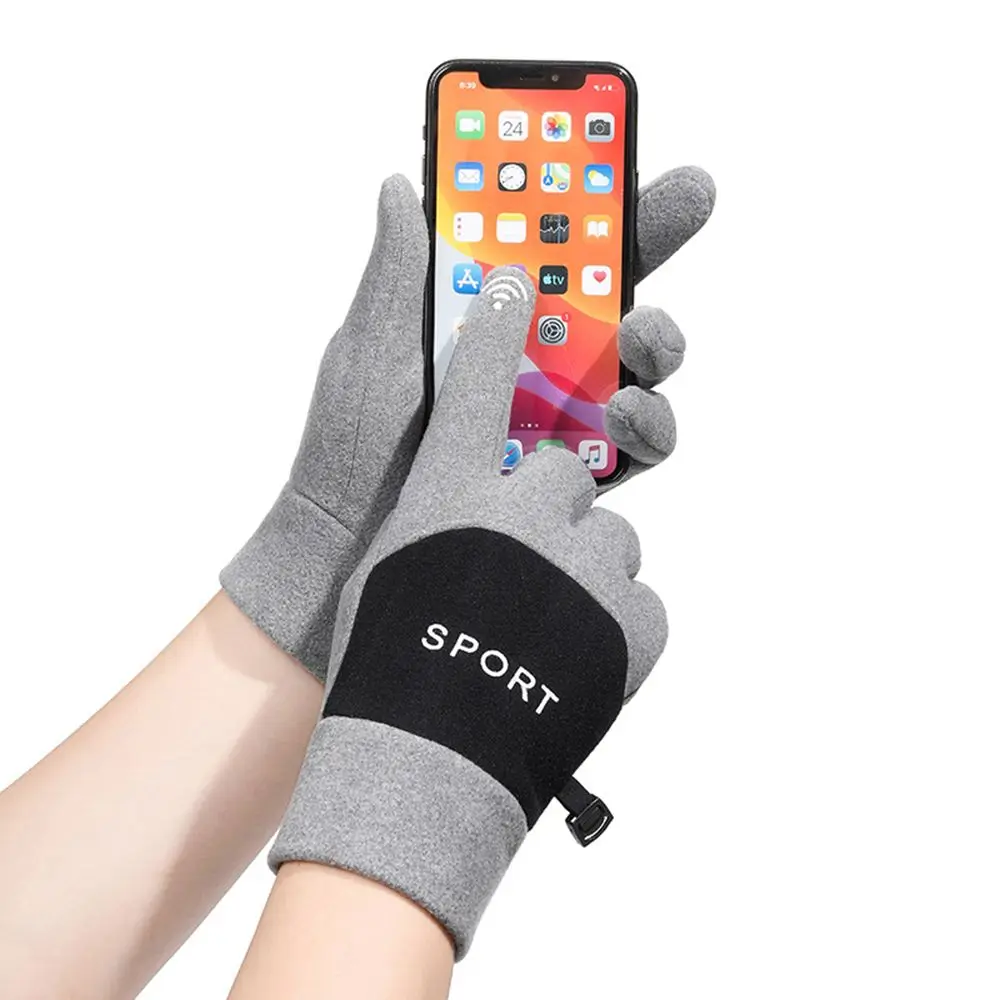Sports Keep Warm Plus Velvet Anti-skid Cycling Velvet Mittens Fashion Accessories Touchscreen Gloves Full Finger Gloves
Sports Keep Warm Plus Velvet Anti-skid Cycling Velvet Mittens Fashion Accessories Touchscreen Gloves Full Finger Gloves