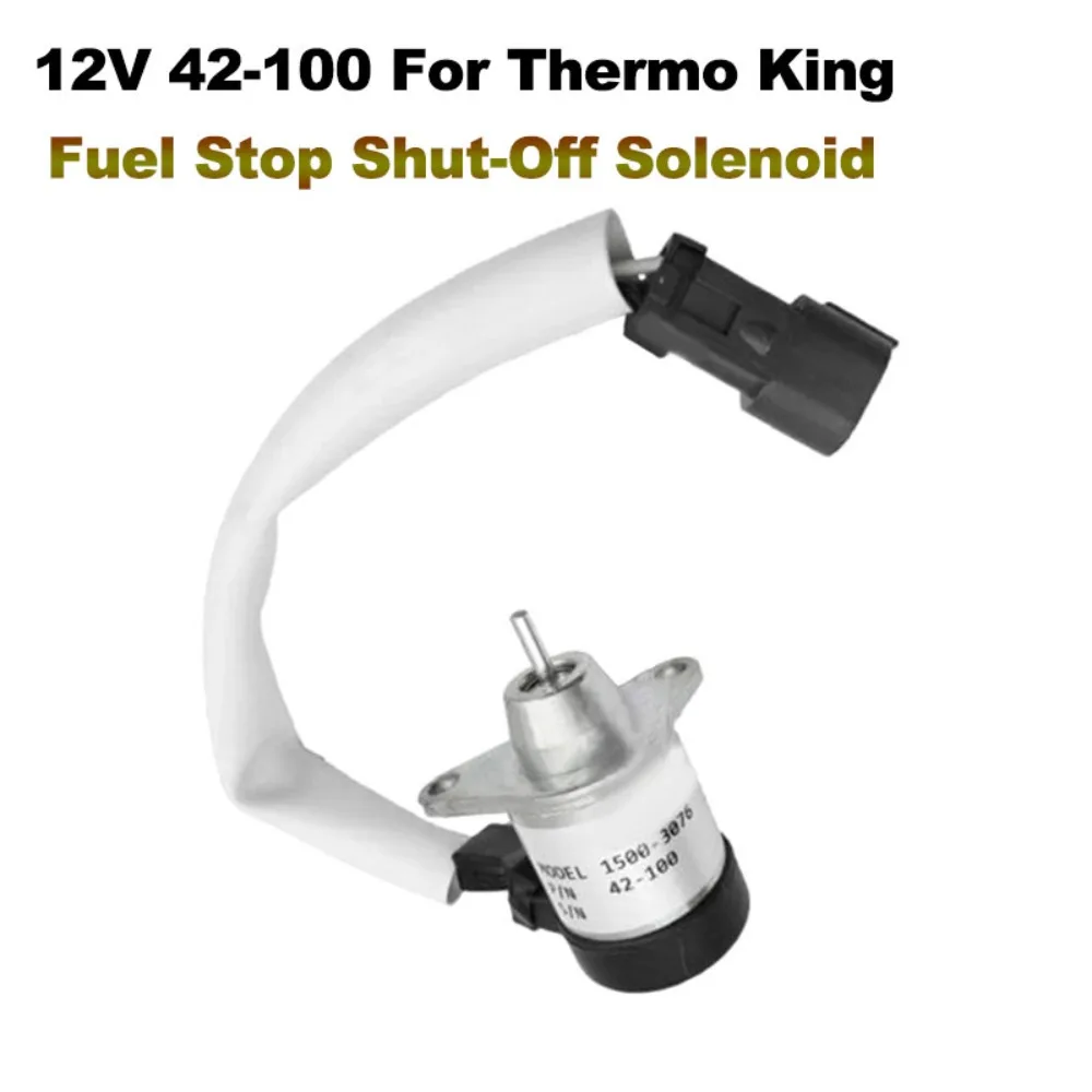 12V 42-100 Solenoid Fuel Stop Shut-Off For Thermo King Refrigerated Truck Diesel Engine Fuel Shut Off Solenoid 41-9100 1500-3076
12V 42-100 Solenoid Fuel Stop Shut-Off For Thermo King Refrigerated Truck Diesel Engine Fuel Shut Off Solenoid 41-9100 1500-3076